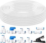 Professional 1/4" Od Tubing Water Line Kit For Refrigerator Ice Makers, 49.2 Ft. Fixed Price $20.92.