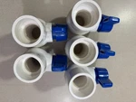 Pack Of 5 Homewerks Ball Valve 1-1/4IN Pvc Schedule Solvent White VBVP40E6B. Fixed Price $48.00.
