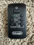 Delonghi Remote Control Functions Thermo Convector Warmer HFX60 HFX65 HFX66 Oem. Fixed Price $8.99.