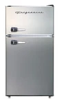 Frigidaire Retro 3.2 Cu Ft Stainless Steel Refrigerator Separated Top Freezer. Fixed Price $279.99.