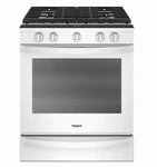 Whirlpool 30" Slide-in 5.8 Cu. Ft. Gas Smart Range WEG750H0HW. Fixed Price $1199.99.