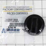 Whirlpool Range Simmer Control Knob (black) WPW10134131. Fixed Price $29.66.