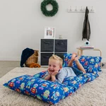 Wildkin Robots Microfiber Kids Pillow Lounger. Fixed Price $18.99.