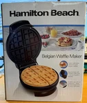 Hamilton Beach Belgian Waffle Maker - New In Box!. Fixed Price $20.00.