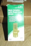 Water Source Llc Brass Male Adapter - 1", MAR100NL, H43. Fixed Price $15.04.