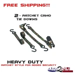 Ratchet Tie Down Camouflage Strap Atv Quad Wheel Sportsman 500 400 Polaris. Fixed Price $19.99.