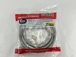 Dryer Installation Kit 6FT Braided Stainless Steel Certified Appliance For Steam. Fixed Price $11.96.
