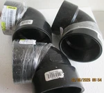 (3) Genova Black 80730 3" 90D Abs Vent Elbow. Fixed Price $28.85.