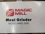 Magic Mill Meat Grinder Model MMG-3000. Fixed Price $75.00.