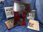 Delonghi ECP3X20 Red Expresso Cappucchino & Coffee Maker Combo Machine W/manuals. Fixed Price $54.44.