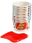 Jelly Belly Snow Treat Cups And Spoons 10 Pack 6 Oz New. Fixed Price $9.00.