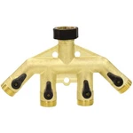 Gilmour 3/4 In. Brass Threaded Male 4-WAY Shut-off Valve. Fixed Price $35.74.