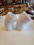 Sch 40 Genova X 3"D Spigot Pvc Street 45 Elbow. 2PK 72730. Fixed Price $15.99.