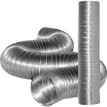 (5)-DUNDAS Jafine In. Ft. Aluminum Semi-rigid Dryer Heat Duct MFX78X. Fixed Price $127.89.