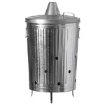Gardenised Galvanized Steel Incinerator Can With 20-GALLON, Silver. Fixed Price $120.84.