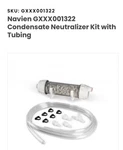 Navien Tankless Water Heater Coondensate Neutralization Kit GXXX001322. Fixed Price $189.99.