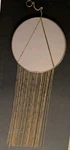 Urban Outfitters Round Wall Mirror With Metal Frame And Hanging Ready Chains. Fixed Price $24.95.