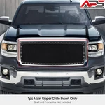 For 2014-2015 Gmc Sierra 1500 Stainless Steel Mesh Rivet Studs Grille Insert. Fixed Price $139.99.