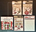 Carta Bella Christmas Delivery 6X6 Paper, Ephemera, Brads Embossing New/used Lot. Fixed Price $24.99.