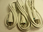 3X White I-sheng IS-14 Hospital Grade (( 10A 125V 1250W )) Power Cable Cord. Fixed Price $14.41.