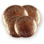 Copper Ivy Embossed Range Burner Covers Set Of 4 Kleen. Fixed Price $18.99.