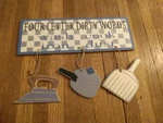 Approx 13" 10" Laundry 4 Letter Word Cute Home Decor Wood Sign. Fixed Price $6.99.