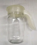 Jenn-air Cooktop Stove Glass Drip Jar With Lid Part WPY707869. Fixed Price $29.99.