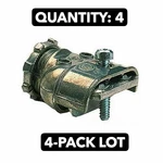 Nos 4-PACK Lot Halex 3/8" Duplex Clamp Armored Cable Conduit Connector XC210-1. Fixed Price $19.31.