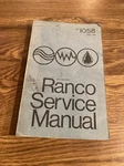 Ranco Service Manual No 1058 9TH Ed Paperback ,1968. Fixed Price $6.99.