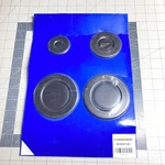 Whirlpool Oem Cooktop Stove Burner Cap Set WPW10597129 - New. Fixed Price $59.95.