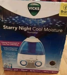 Vicks Starry Night Cool Moisture Humidifier 1.0 Gallon Capacity - New In Box. Fixed Price $65.00.