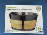Medelco 12 Cup Basket Universal Permanent Coffee Filter #BF215CB New. Fixed Price $9.59.