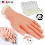 Practice Nail Art Trainer Training Hand / Finger Model Acrylic Gel False Tool Us. Fixed Price $9.09.