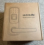 Ultraloq Smart Lever Lock UL3BT-SN Silver Satin Fingerprint New. Fixed Price $79.99.