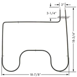 Range Bake Oven Heating Element For Jenn Air Maytag 74004107 7406P428-60 Erp. Fixed Price $29.52.