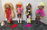 Big Eye Lol Color Block Lady Diva Light Speedster Swag Lot Of 4 Dolls 9.5". Fixed Price $29.95.