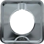 Range Kleen Style Drip Pan Heavy Duty Chrome Square 7-3/4". Fixed Price $7.99.