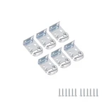 6 Pack Zinc Spring Roller Brackets, Fits 1 Shades, Inside Outside. Fixed Price $24.15.