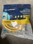Eastman Gas Dryer Connector Kit 48" Armor Boost Thermal Excess Flow Valve Yellow. Fixed Price $13.53.