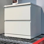 Ikea Storklinta Nightstand, White/with Drawers, 19 5/8X18 7/8X20 " New. Fixed Price $189.99.