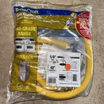 New Brasscraft CSSC65TE 5/8"OD X 48" Gas Connector W/safety + Plus 2. Fixed Price $11.90.