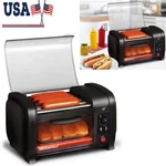 Roller Hot Dog Grill Oven Bun Toaster Warmer Machine Cooker Sausage Kitchen New. Fixed Price $73.58.
