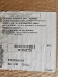 Oem Whirlpool W11562258 Appliance Evaporator. Fixed Price $40.00.