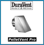 Duravent Pelletvent Pro Pipe 4" Diameter Square Horizontal Cap #4PVP-HSC New!. Fixed Price $73.99.