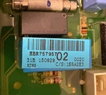 EBR75795702, EBR75795701 Lg Top Load Washer Control-nla. Fixed Price $130.00.