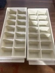 Vintage General Electric Ice Cube Tray Plastic ( Lot Of 2 ) Stackable. Fixed Price $19.99.