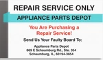 Repair Service - Whirlpool Oven Control Board W10888661 W10335645. Fixed Price $145.00.