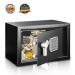 Serene-life Compact Electronic Safe Box With Mechanical Override, Includes Keys. Fixed Price $58.65.