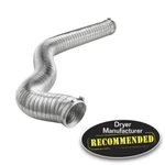 Box 4" Foot Aluminum Flex Duct Pipe Dryer Hose With Clamps. Fixed Price $60.00.