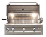Artisan 36 Inch Professional Series Propane Grill With Lights And Rotisserie. Fixed Price $3735.00.